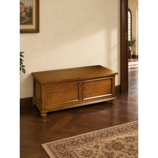 Cassapanca in legno stile Bassano – disponibile in due misure (100 o 120 cm)