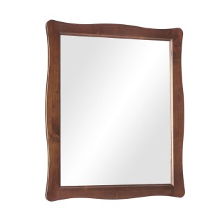 Specchiera in legno lucidato noce stile Bassano